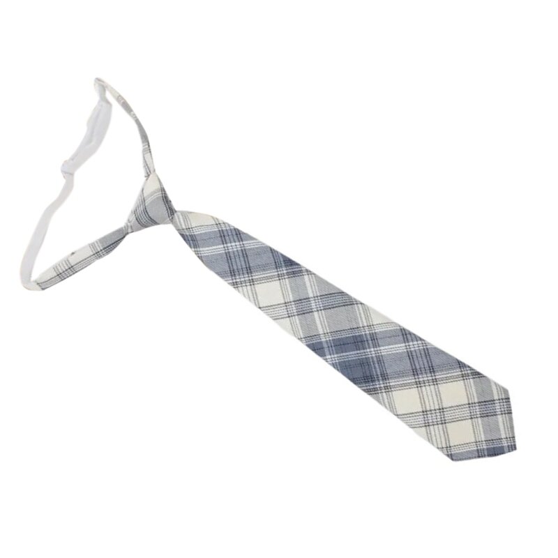 Estilo punk legal verificação pescoço gravatas performances palco traje gravata animes gravatas