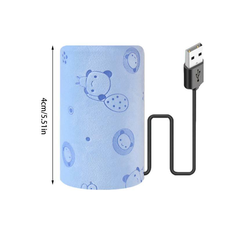 Aquecedor portátil do frasco do leite do USB, tampa do isolamento, Keeper do calor, saco de enfermagem, luva do aquecimento