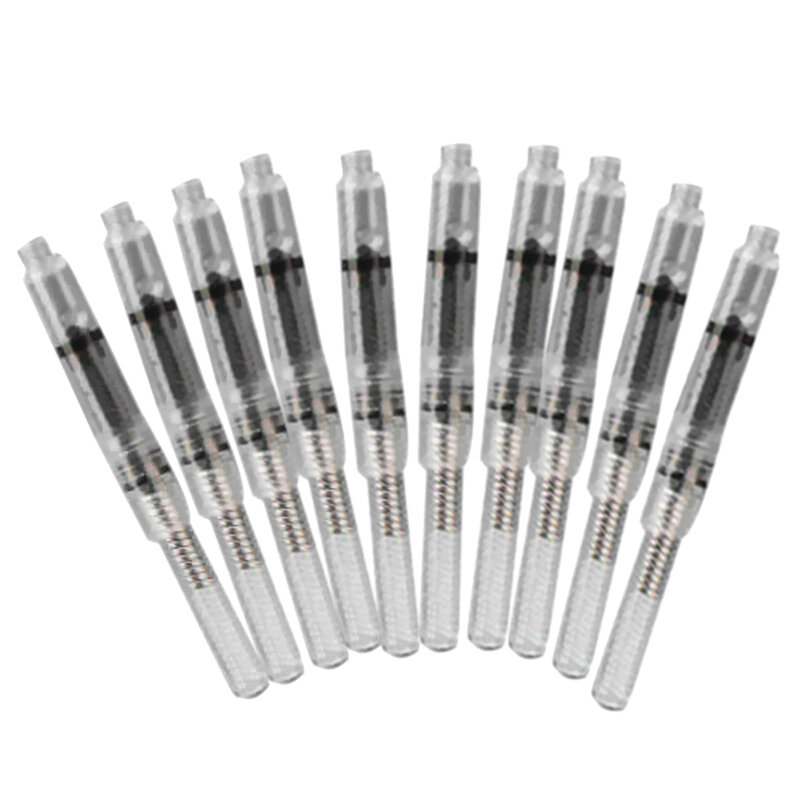 10 Pack Fountain Pen Refill Supply Cartridges Ink Converter