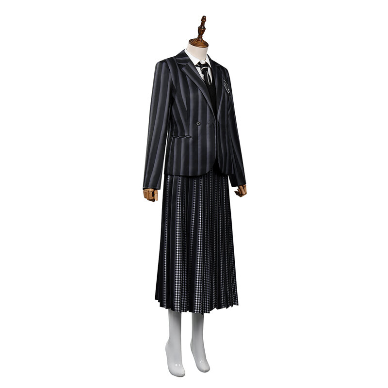 Adult Kids weddy Cosplay Costume School Uniform Dress Top Skirt outfit Halloween Carnival Party Role Suit For Female Kids