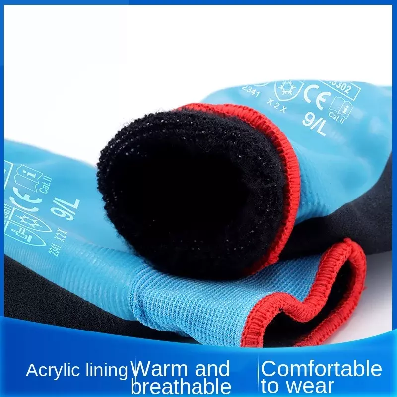 1 par Luvas Resistentes ao Corte Alto Desempenho Nível 5 Proteção Golve Wearable Durable Cozinha Ao Ar Livre Inverno Quente Protetora