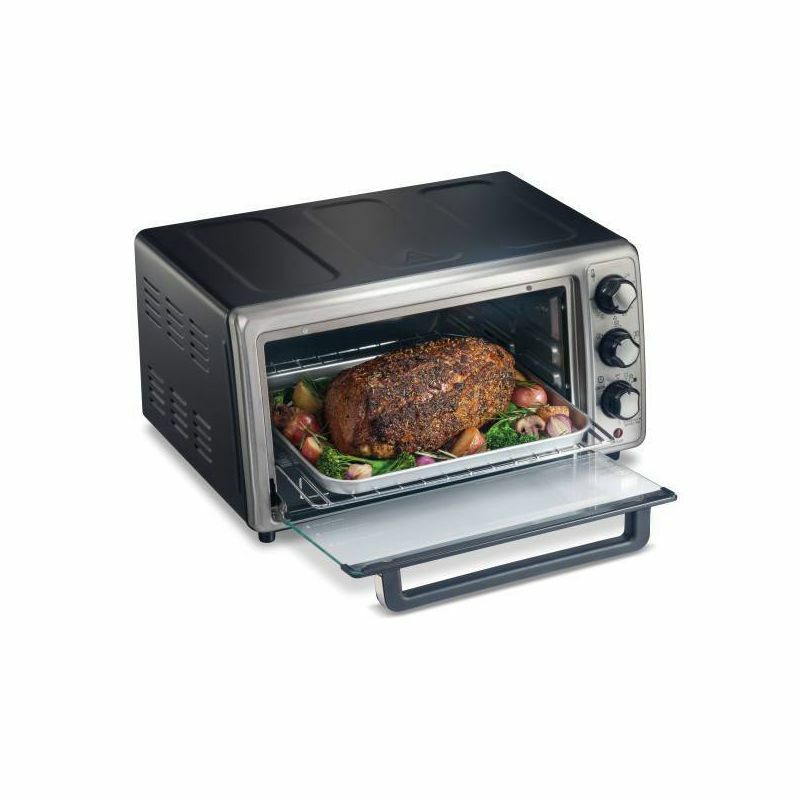 Black Air Fryer Toaster Oven for Quick and Healthy Cooking