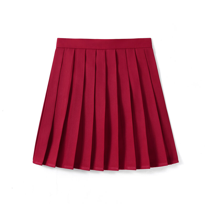 Женская плиссированная мини-юбка ярких цветов с высокой талией, размеры XS- 5XL