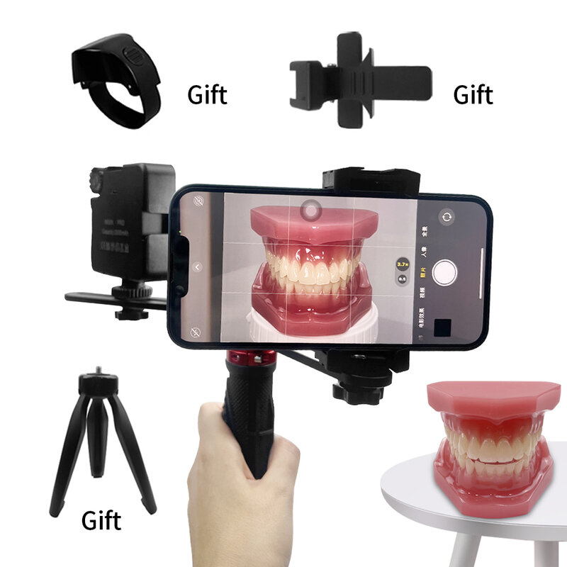 LED Zahn behandlung Licht Helligkeit einstellbare orale Füllung Blitzlicht Handy Fotografie Lampe Zahnmedizin Ausrüstung
