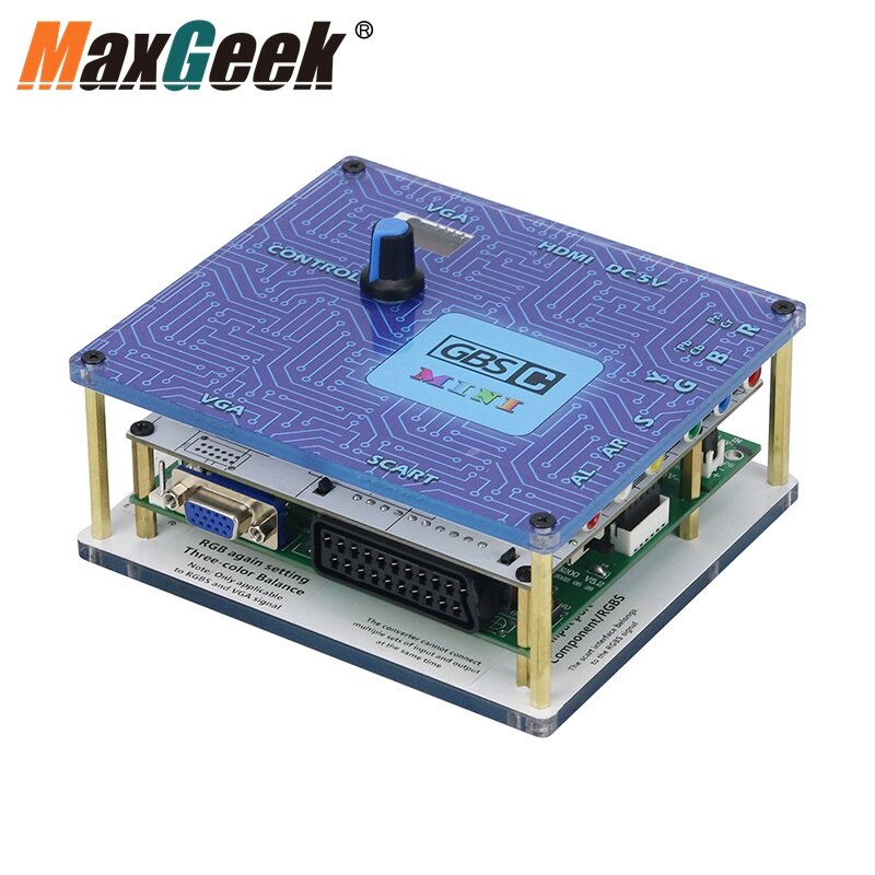 Maxgeek-GBS Control Game Video Converter, Acessório Retro Gaming
