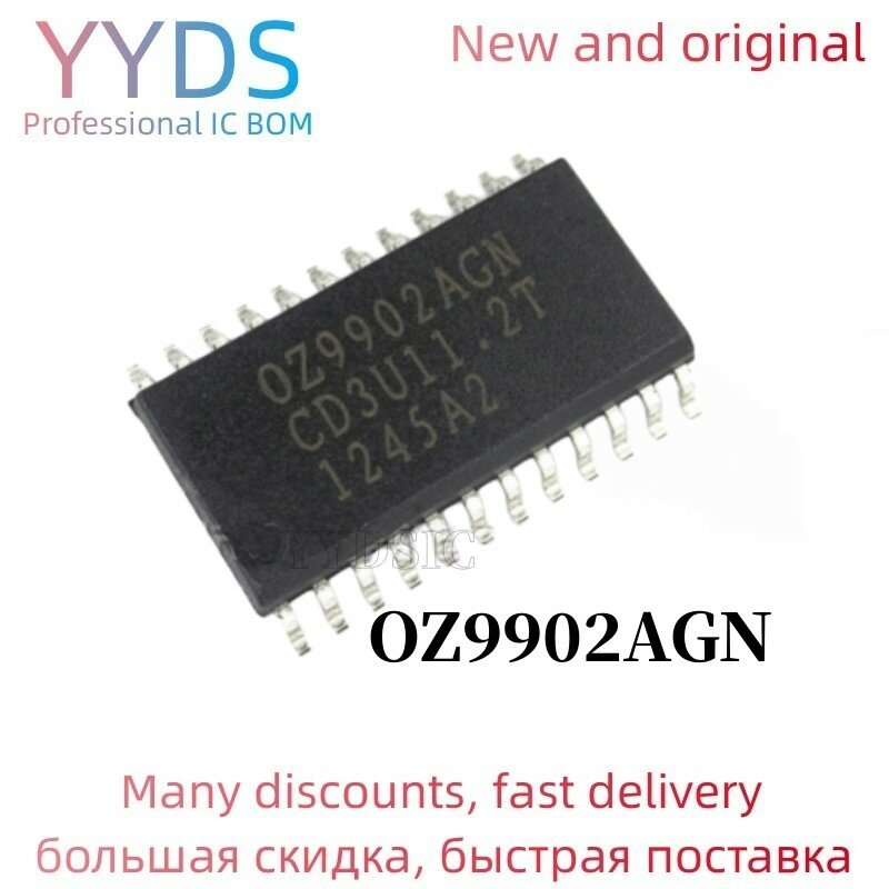 2PCS NEW OZ9902GN = OZ9902AGN OZ9902 SOP24 LCD CHIP IC IN STOCK