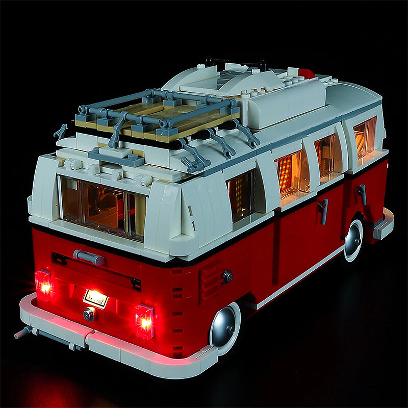 Luz LED Compatible con LEGO 10220 Volkswagen T1 Camper Van (solo luz LED, sin bloques de construcción)