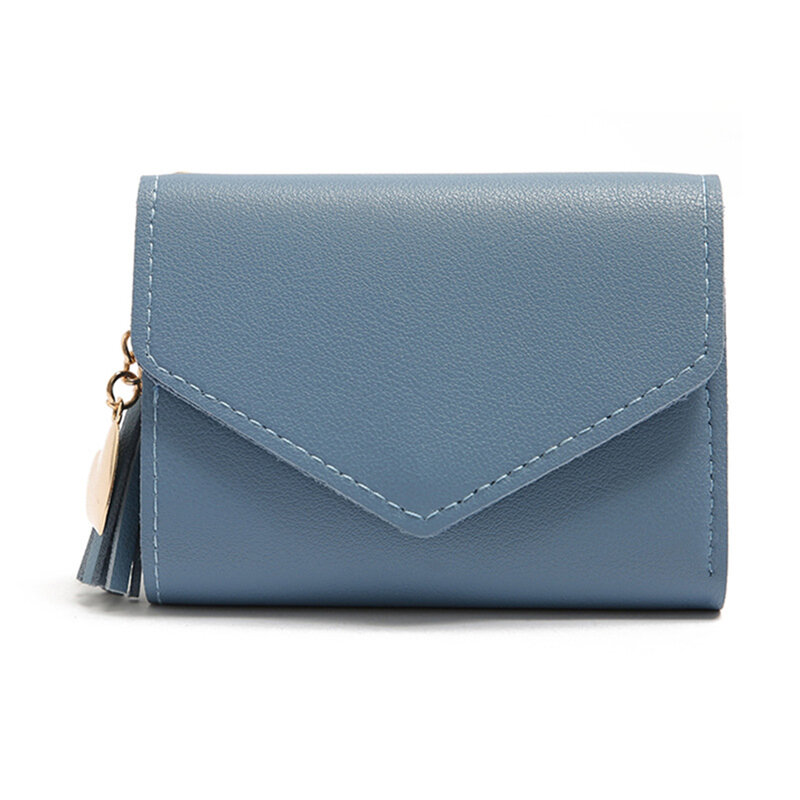 Mały skórzany kieszonkowy portfel z Bifold Mini miękki skórzany składany portfel minimalistyczny elegancki portfel