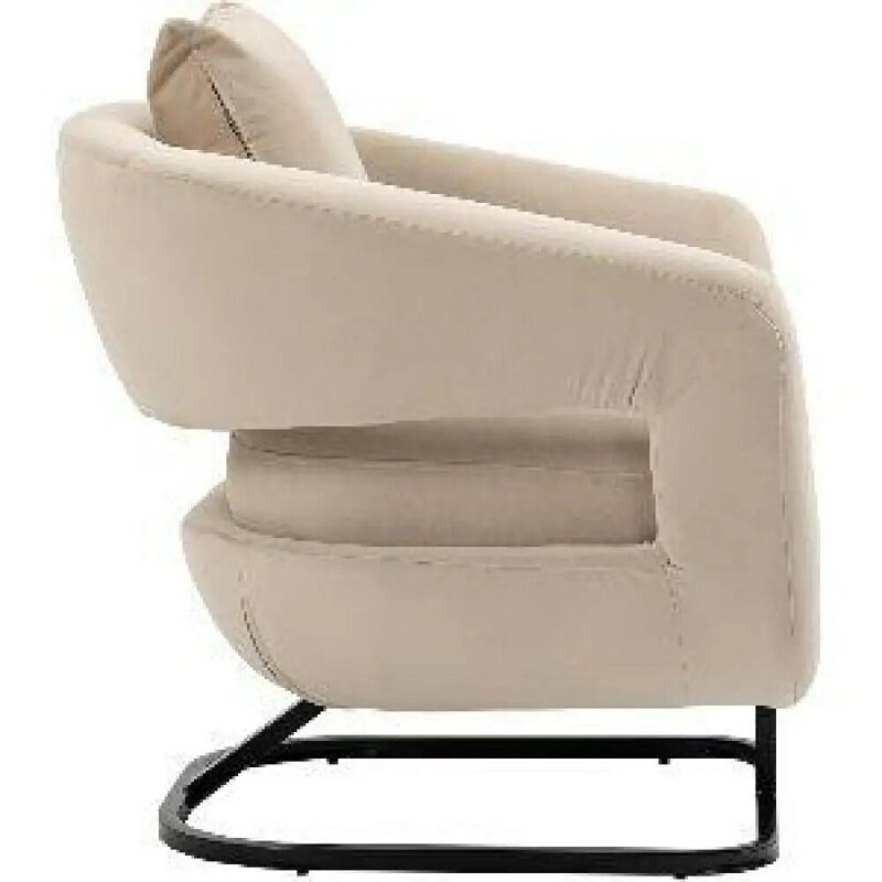 Dom Hold tapicerowane pikowane krzesło do salonu z teksturowaną aksamitną tkaniną akcent Ch)