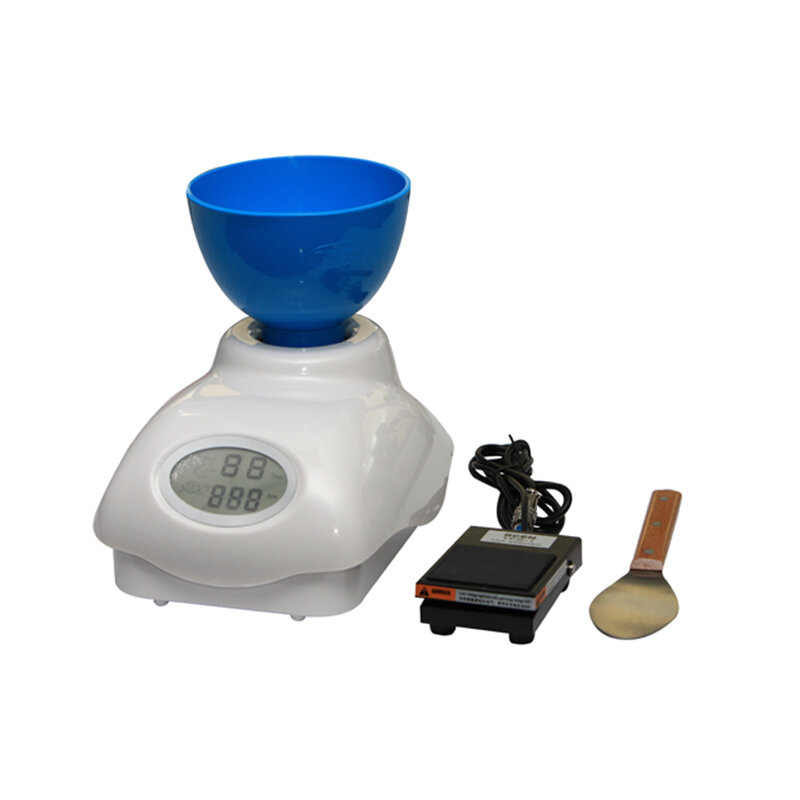 Dental Lab Impression Alginate Material Mixer Labor-saving Semi-Automatic Alginate Mixer With High-End Food Control & LCD Screen