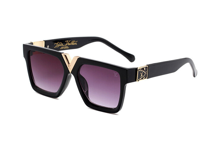 2024 New Fashion Sunglasses Men Sun Glasses Women Metal Frame Black Lens Eyewear Driving Goggles UV400 A25
