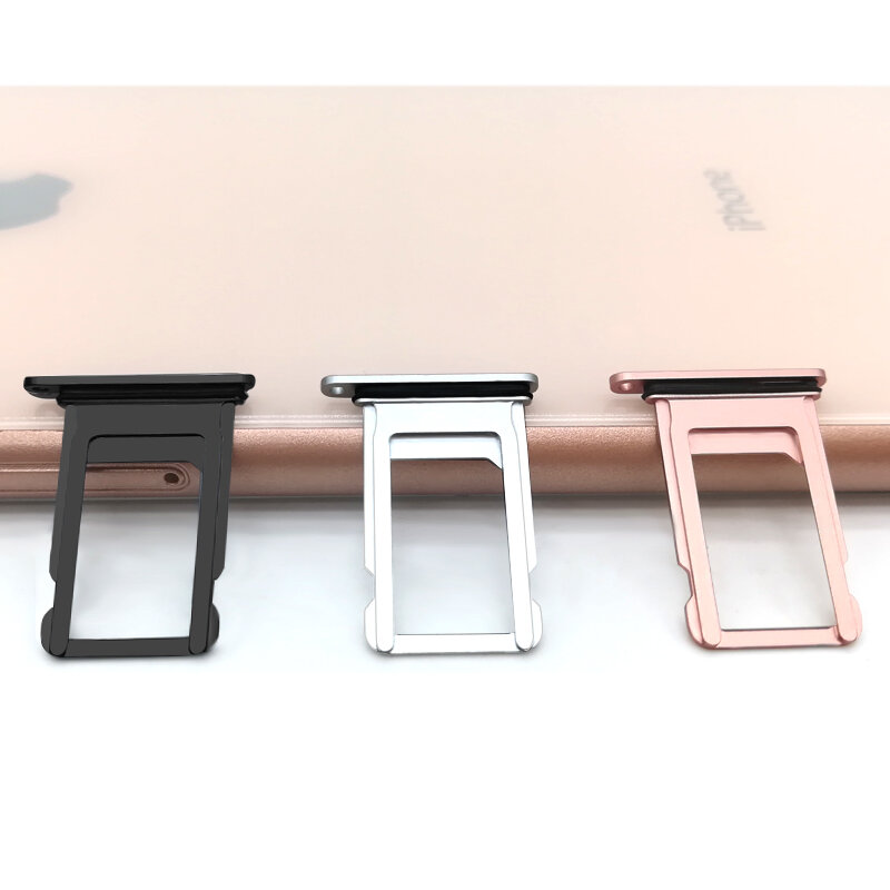 Voor Iphone 8 Plus Sim-kaart Lade Micro Sd Houder Slot Voor Iphone 8 Plus Sim Kaart Lade Met Gratis open Eject Pin Cusomize Imei