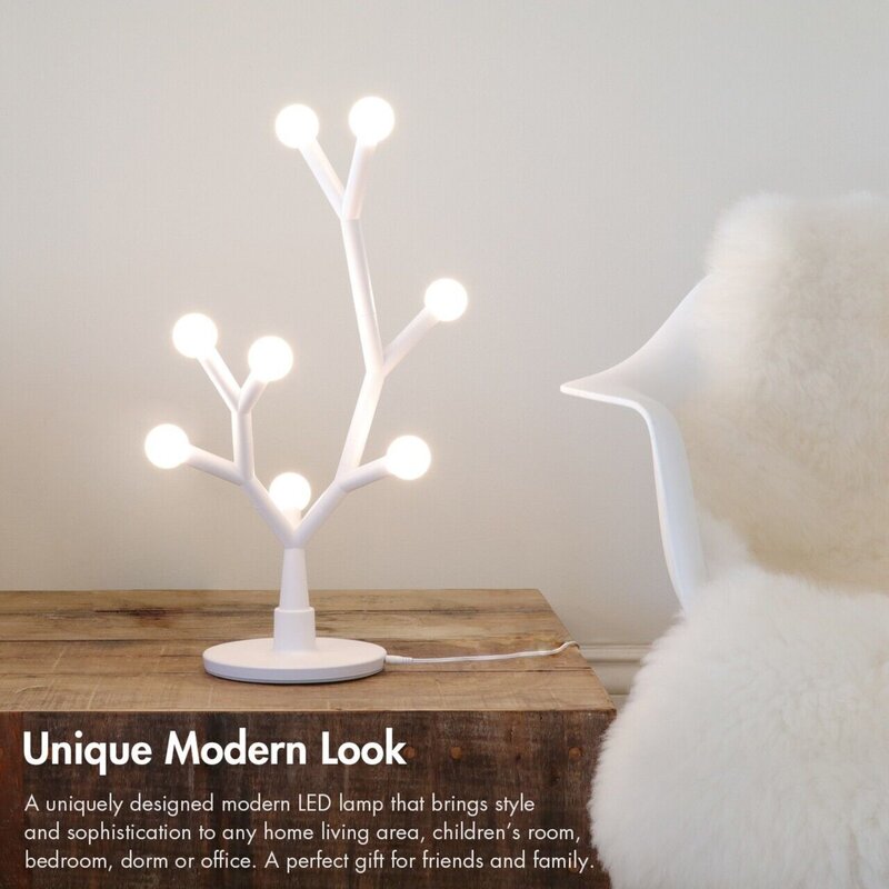 Tennergy Lumi Bloom lampu meja LED, lampu meja kreatif 8W 75lm, baru-