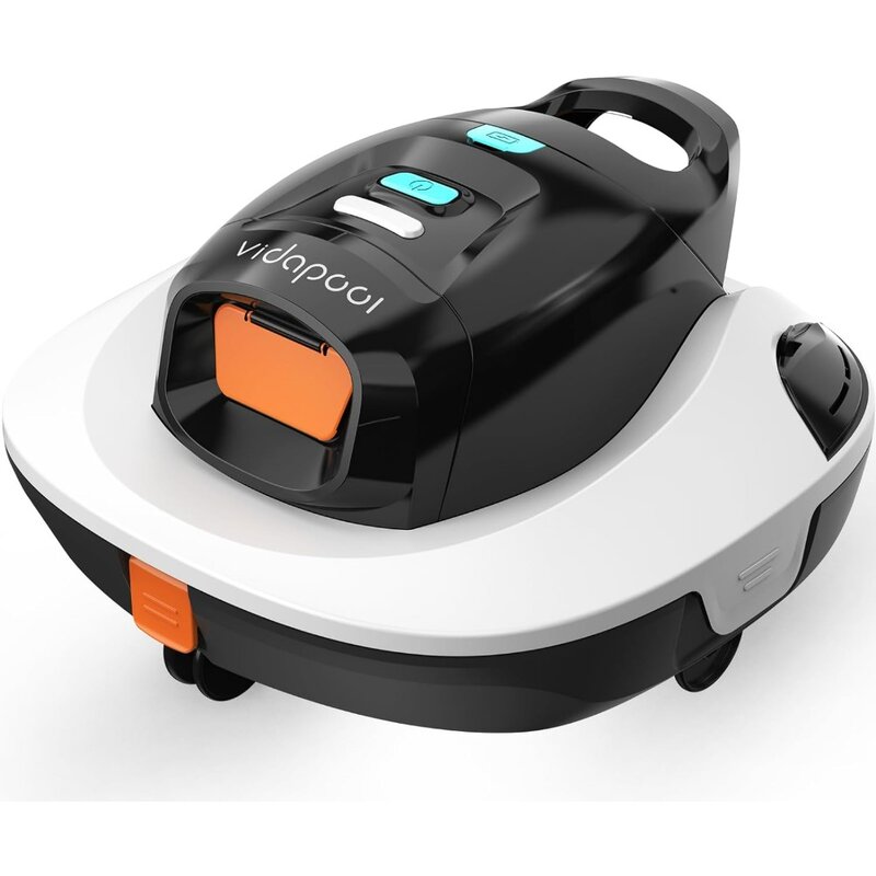 Cordless Robotic Pool Vacuum Cleaner,Portable Auto Swimming Pool Cleaning with LED Indicator,Self-Parking Technology Ideal
