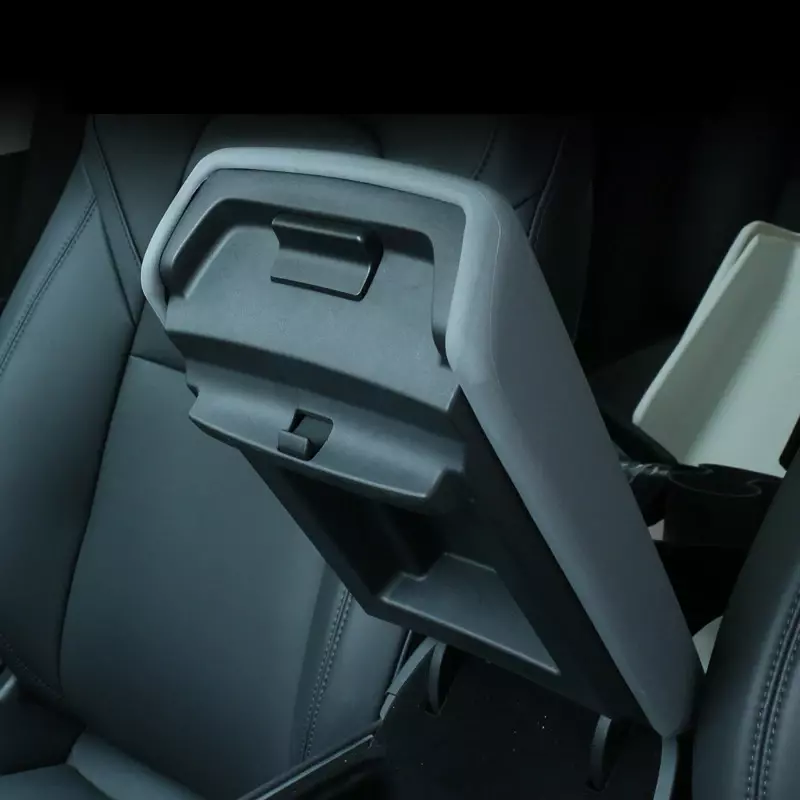 Cubierta de caja protectora para reposabrazos, Panel de consola central de TPE suave, color blanco, accesorios para Tesla modelo 3 Y 2023, modelo Highland 2024