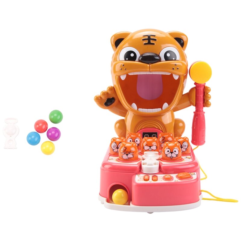 Mainan main anak, permainan memukul palu dengan lampu multifungsi anak-anak mainan interaktif pendidikan