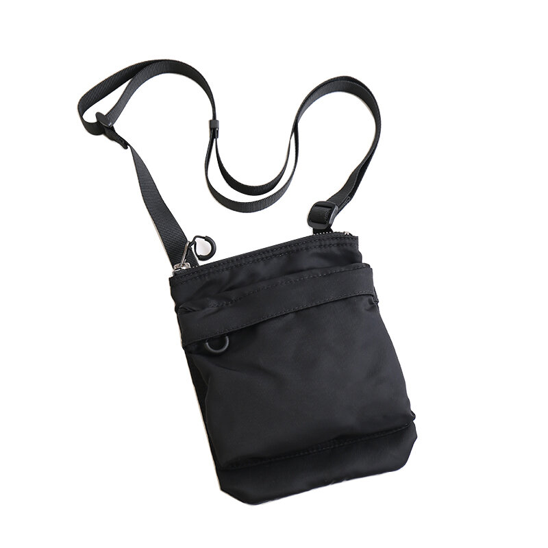 Sac à bandoulière en nylon imperméable pour hommes, sacs à bandoulière, sac banane décontracté, petit sac design, style japonais