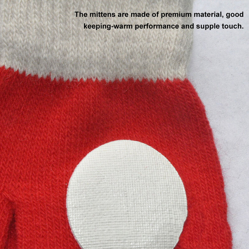 1 пара зимних варежек для малышей Практичный чехол на палец детская одежда аксессуар