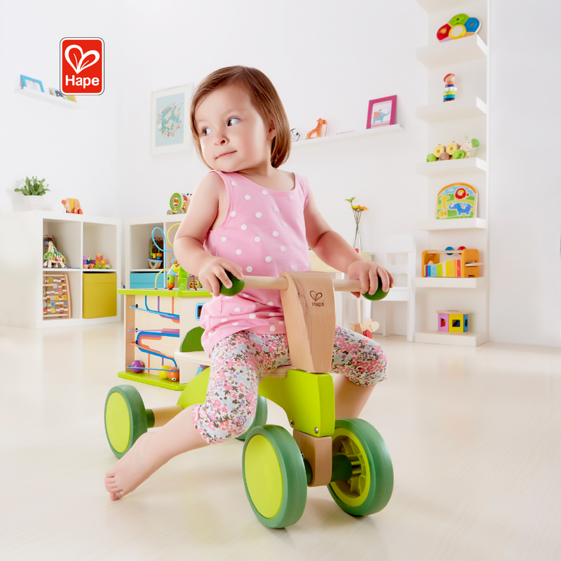 Children Educational Toys Turn able Wooden Walker Baby Balance Car