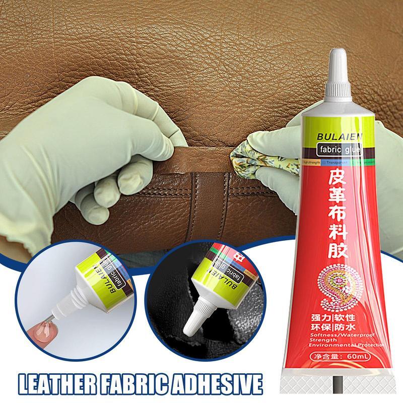 Leather Glue Waterproof Leather and Fabric Adhesive Repair Instant Fabric and Leather Adhesive for Furniture Car Seats  Couche