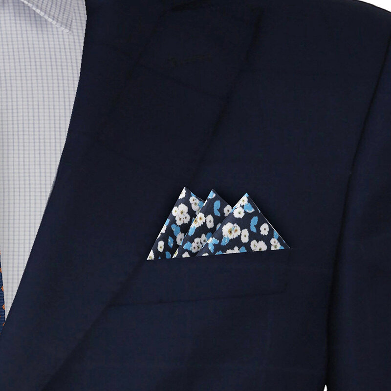 Tailor Smith-Pañuelo de bolsillo con estampado Floral para hombre, pañuelo con estampado Floral, nuevo diseño