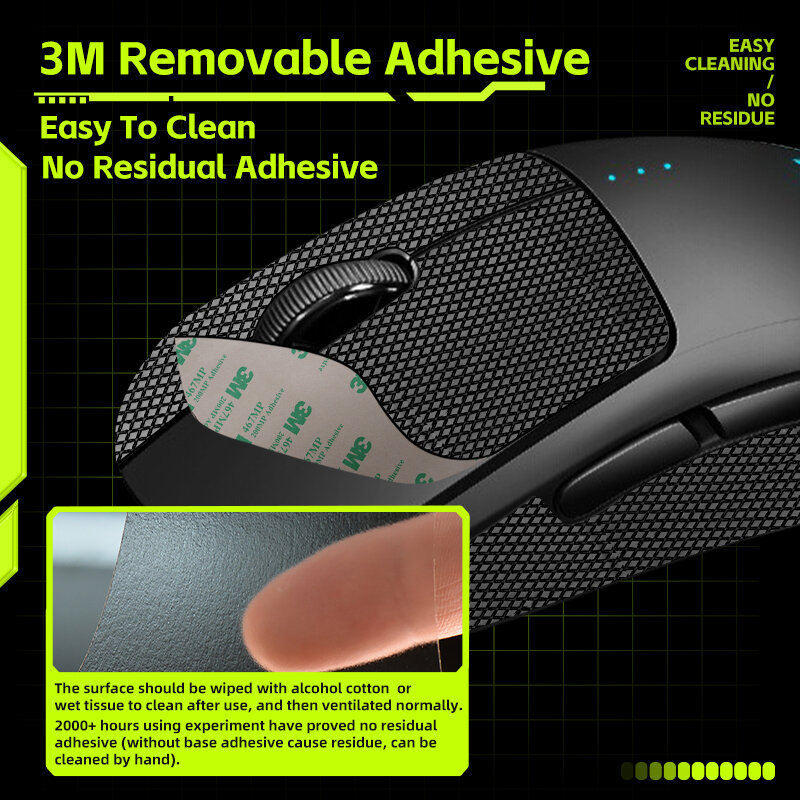 Tape Aperto do Rato TALONGAMES, Razer Basilisk V3 PRO, Absorção do Suor Palm, Anti Slip Grip, Corte para Ajustar, Fácil de Aplicar, 1 Pacote