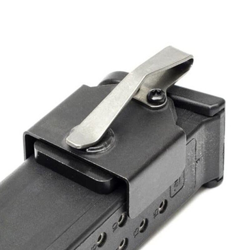 Tactically Heavy Duty Magnetic Pocket Magazine Holder Standard Clips Magazine Belt Clip for Hunting Easy to Use