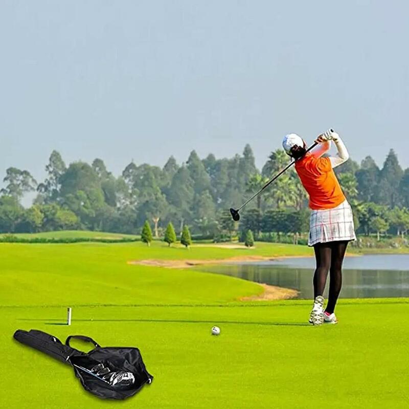 Leve impermeável ombro Golf Club Bag, Unisex, ao ar livre, Treinamento, Portátil, Armazenamento, Prática, Z7F7
