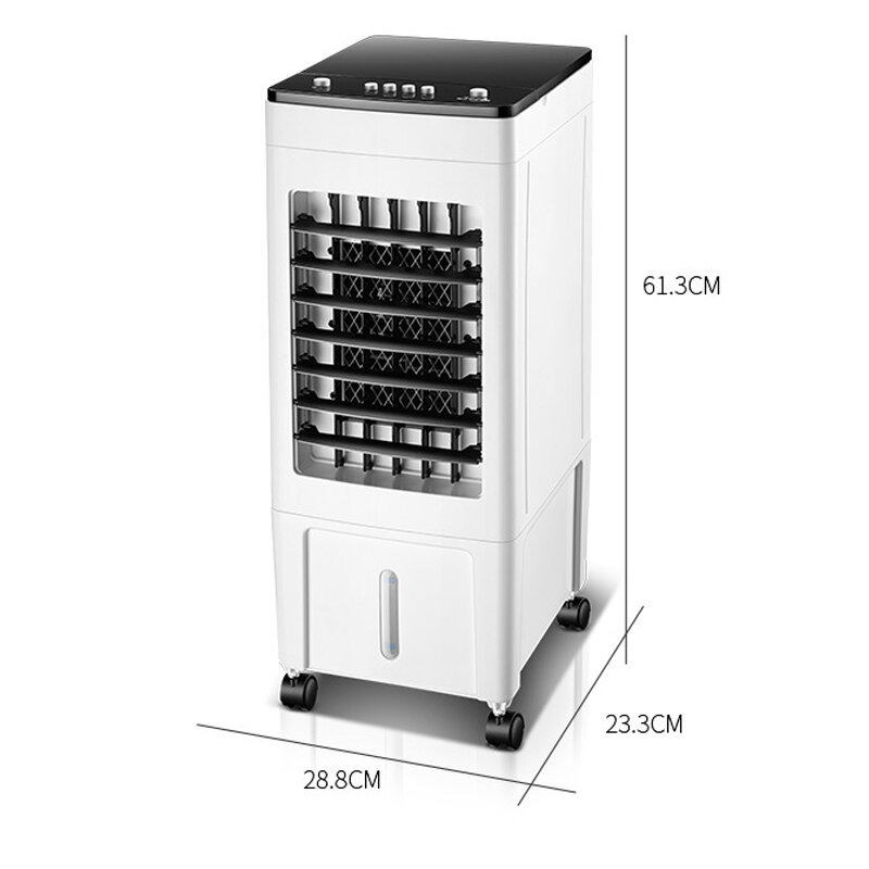 Ventilador de aire acondicionado de una sola refrigeración, aire acondicionado pequeño, ventilador de refrigeración, aire acondicionado de agua fría, se puede temporizar a distancia