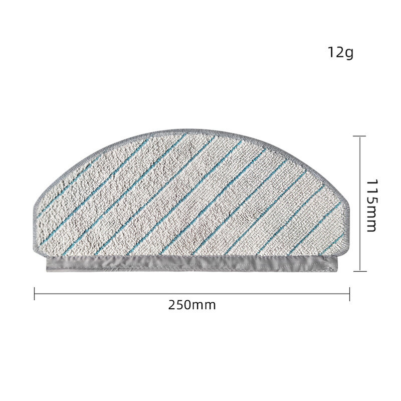 4Pcs Vacuum Cleaner Mop Cleaning Cloth For Ecovacs Deebot X1 Plus T10 Plus Washable Mopping Pads Accessories