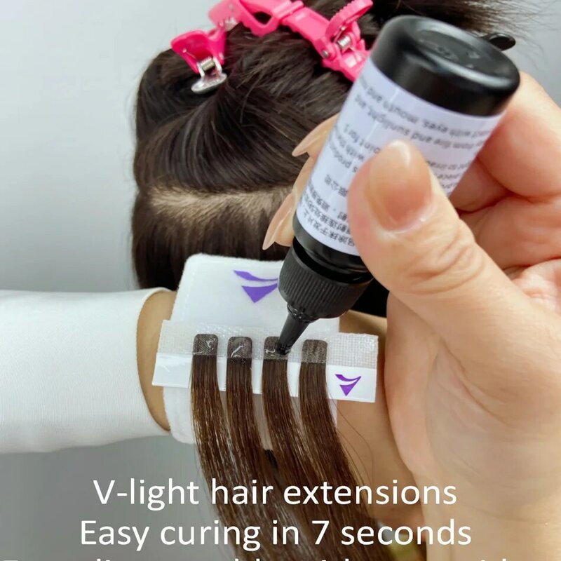 V-Light Technology Hair Extension Machine Kit, cola de extensão do cabelo, fita maxhair, conjunto removedor