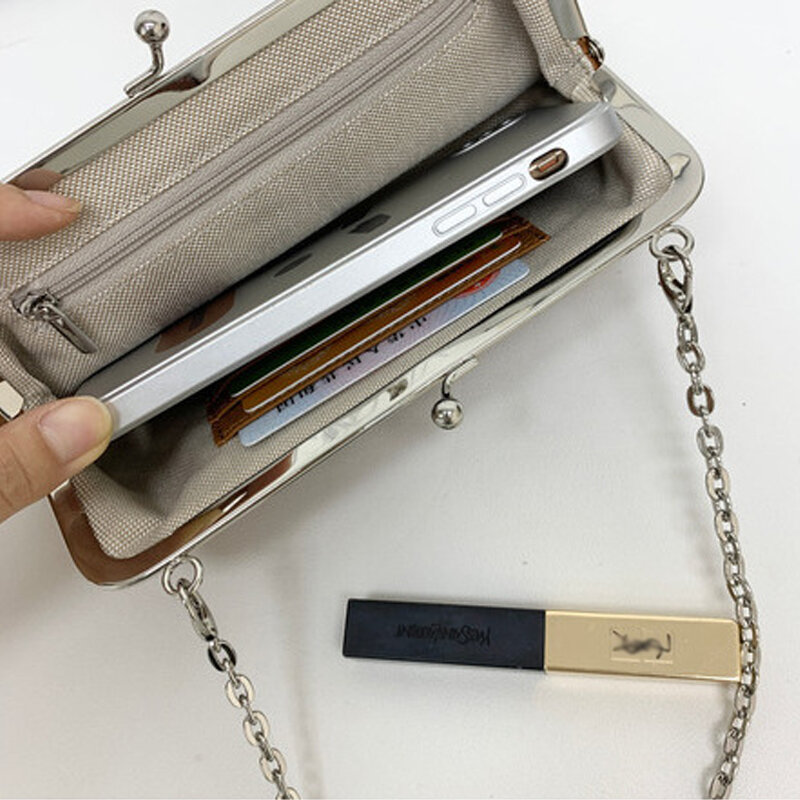 The First Layer of Cowhide Is Simple Women Bag Luxury Brand Bags Good Imitation Female Clutches Western Mini Women's Offer Retro