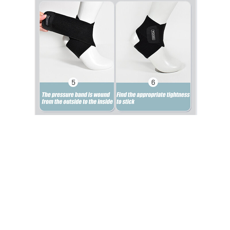 1 pz supporto per caviglia a compressione regolabile ultrasottile ad alta elasticità per corsa, calcio, basket, Tennis, distorsioni
