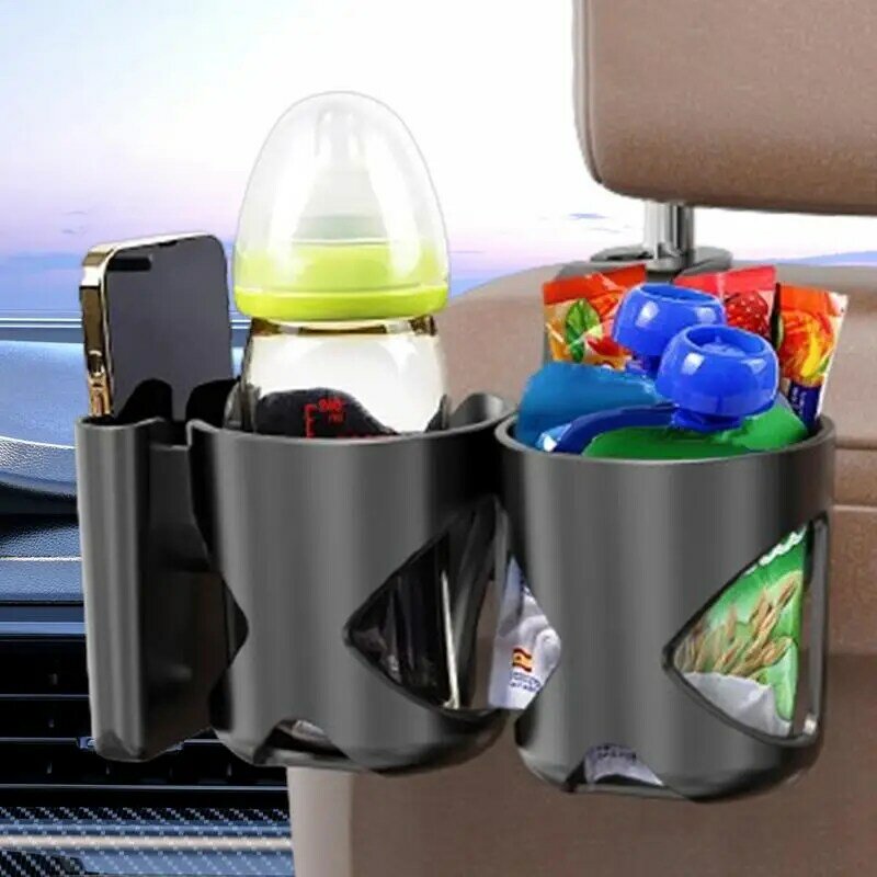 Caja de almacenamiento para asiento trasero de coche, organizador de fácil instalación con ranura para teléfono para objetos pequeños