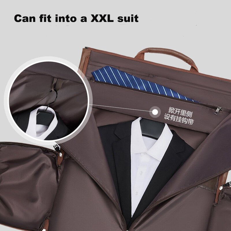 Waterproof Travel Suit Storage Bag For Men's Business Travel Storage Bag For Hand Held Crossbody Large Capacity Luggage Bag
