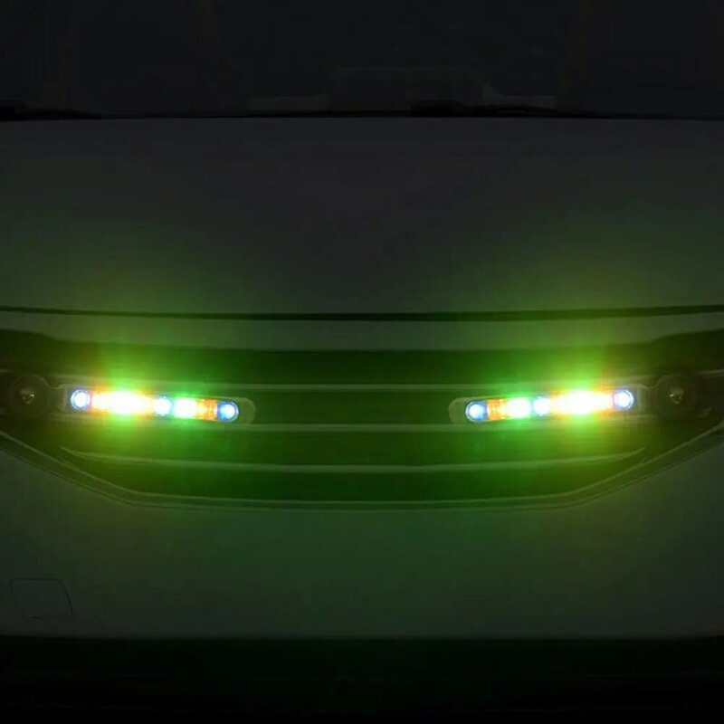 Luci di marcia diurna a LED per Auto alimentate a vento illuminazione ausiliaria automatica creativa lampada a ventola di rotazione fari per il giorno dell'automobile
