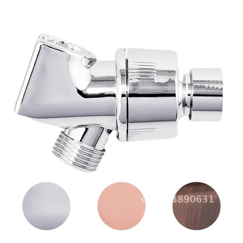 Wall Mounted Shower Head Holder 360° Rotating Bracket Rack Punch-free Removable Reusable Sprayer Stand Support Platinum