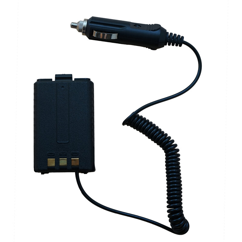 BAOFENG-eliminador de batería para walkie-talkie, cargador de coche para Baofeng UV5R UV-5RE, Radio bidireccional, 12-24V, accesorios de reemplazo