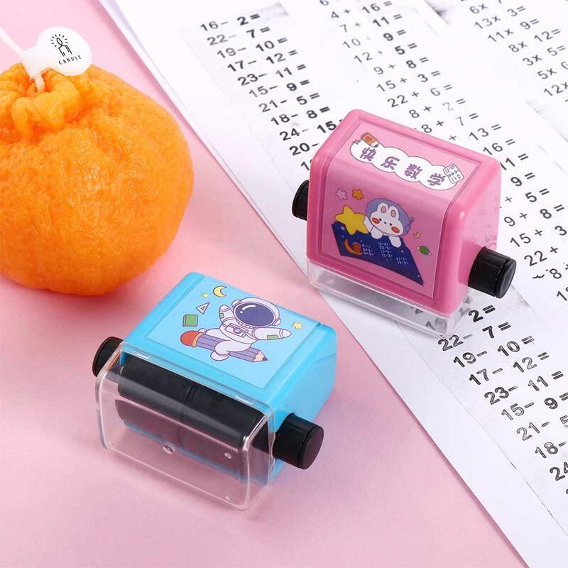 Addition Within 100 Division Student Stationery Math Practice Roller Math Calculate Arithmetic Stamp Number Rolling Stamp