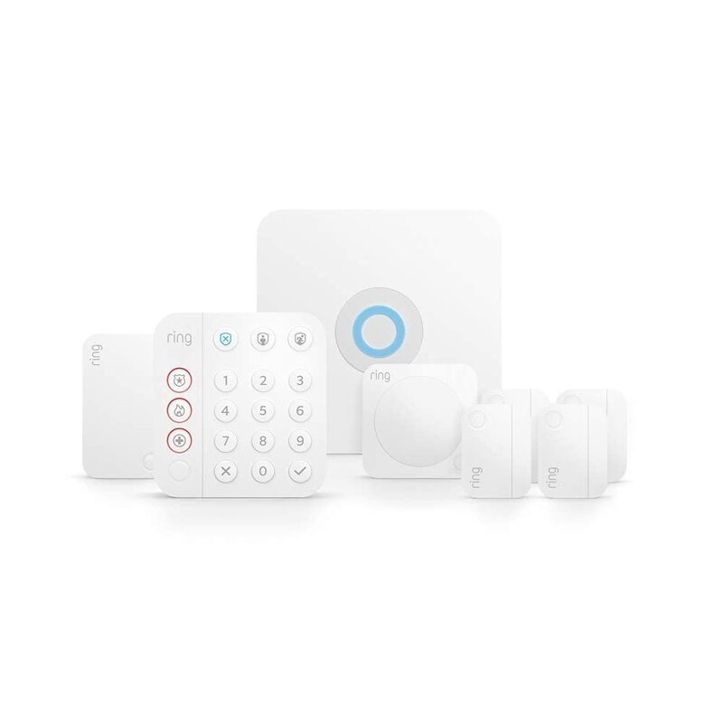 Kit de alarma de 8 piezas (2ª generación), sistema de seguridad para el hogar con suscripción de 30 días gratis a Ring Protect Pro