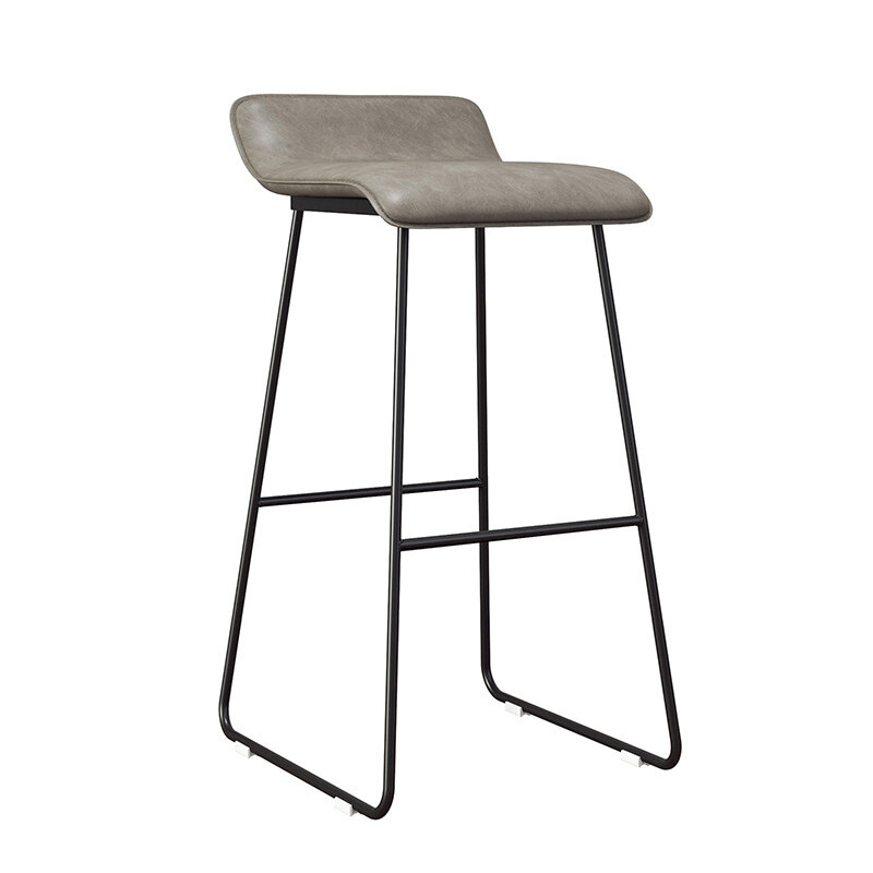 Скандинавский барный стул, высокий стул из кованого железа, минималистичный современный набор мебели для ресторана, офиса, столовой, креативные барные стулья