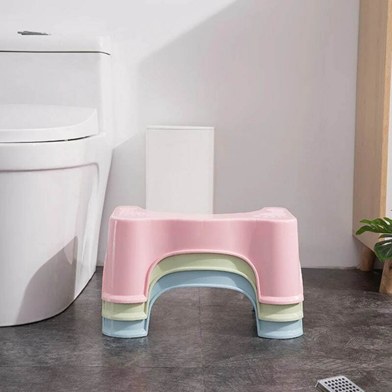 New Bathroom Squatty Potty Toilet Stool for Children Pregnant Woman Seat Elderly Toilet Foot Stand Stool Bathroom Accessories