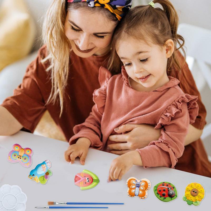 Cartoon Gypsum Drawing Toy Painting Supplies Crafts Set Creativity Handmade Drawing 3D Toys Drawing 3D Toys Outdoor Play Toys