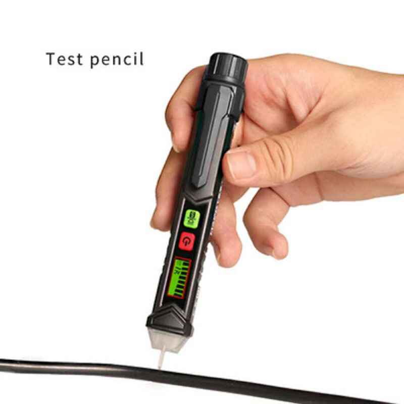 ET8900 Test Pencil Intelligent Voltage Detector Non-Contact AC Voltage Tester Pen Shaped Detector with Sound and Light Alarm