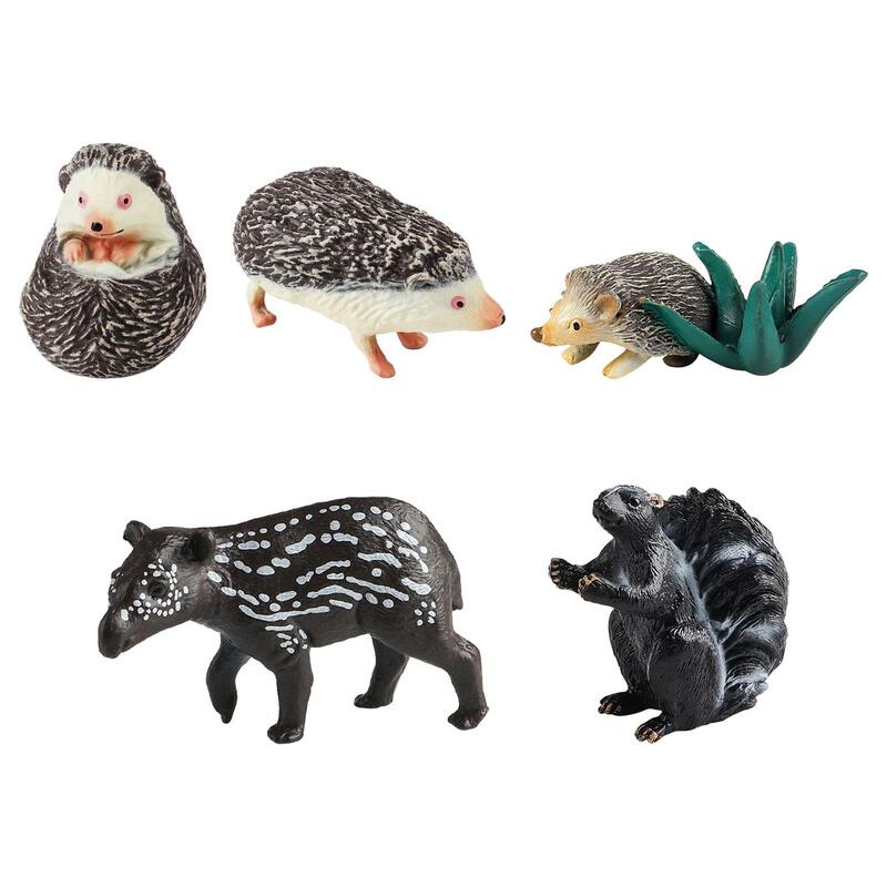 Educational Model Animal Figure Toy, Simulation Preschool Playset, Micro Landscape Ornament for Party Props, Desktop Decor