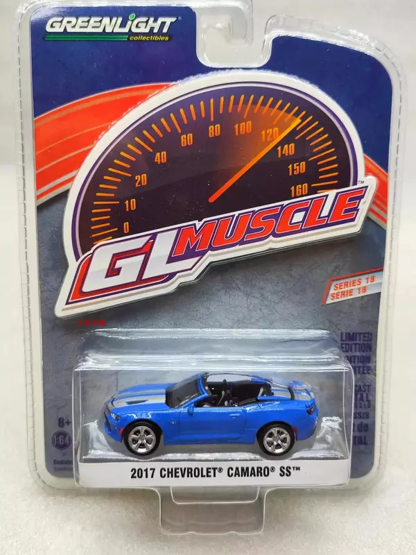 Модель автомобиля из литого металлического сплава 1:64 2017 Chevrolet Camaro SS, игрушки для подарка, коллекция W1237