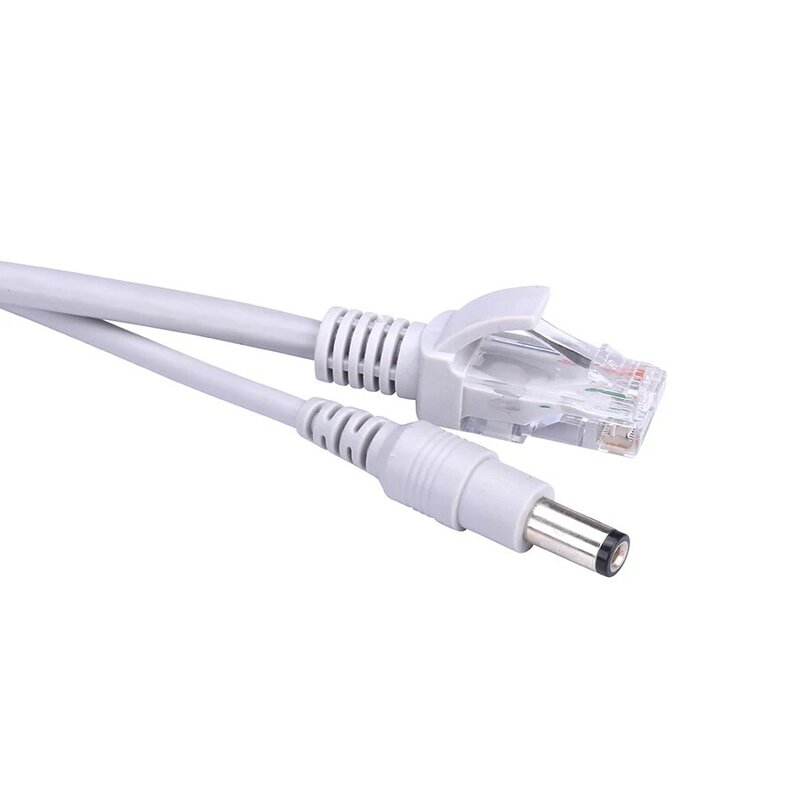 HAMROL-Câble Ethernet RJ45 + DC, extension d'alimentation pour vidéosurveillance, en option, jack 2.1mm/5.5mm, 5m/10m/20m/30m, pour caméras IP, système NVR