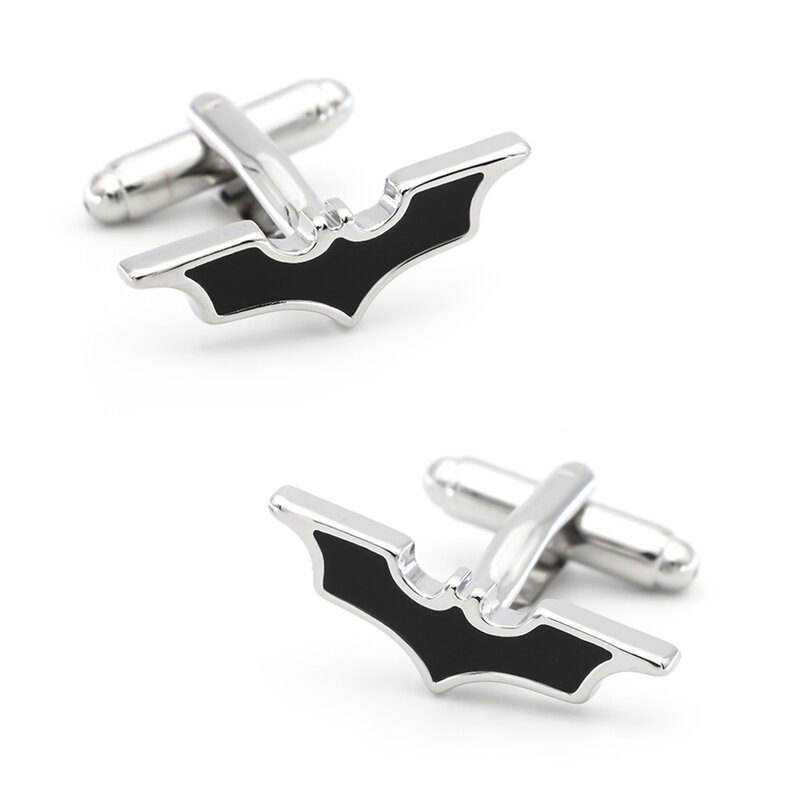 iGame Cartoon Movie Cuff Links Quality Brass Material Bat Design Cufflinks For Men Gift