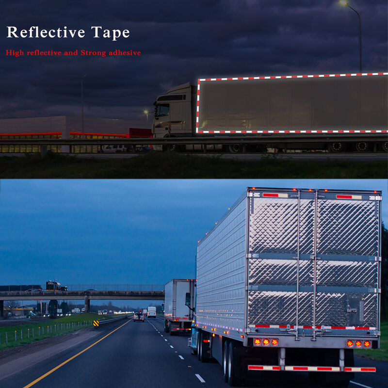 Adesivi con nastro di avvertimento impermeabile avvertenza adesivo protettivo pellicola riflettente marchio di sicurezza per auto
