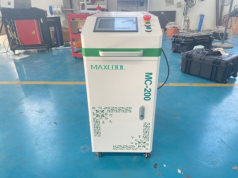 Maxcool-ポータブルファイバーレーザークリーニングマシン,防錆および塗料抽出機,2mj 5mjの圧力,100w,200w,300w